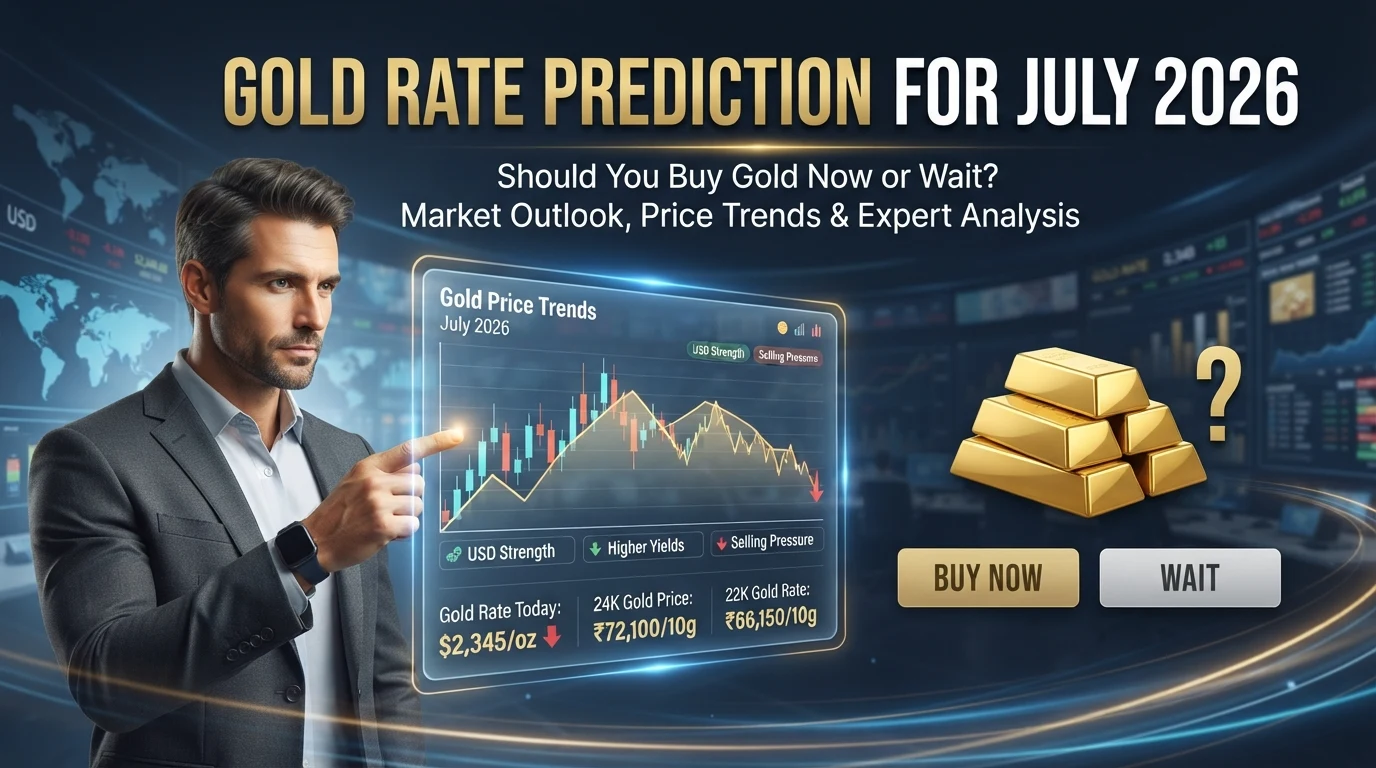 Gold Rate Prediction for July 2026: Should You Buy Gold Now or Wait? Market Outlook, Price Trends & Expert Analysis