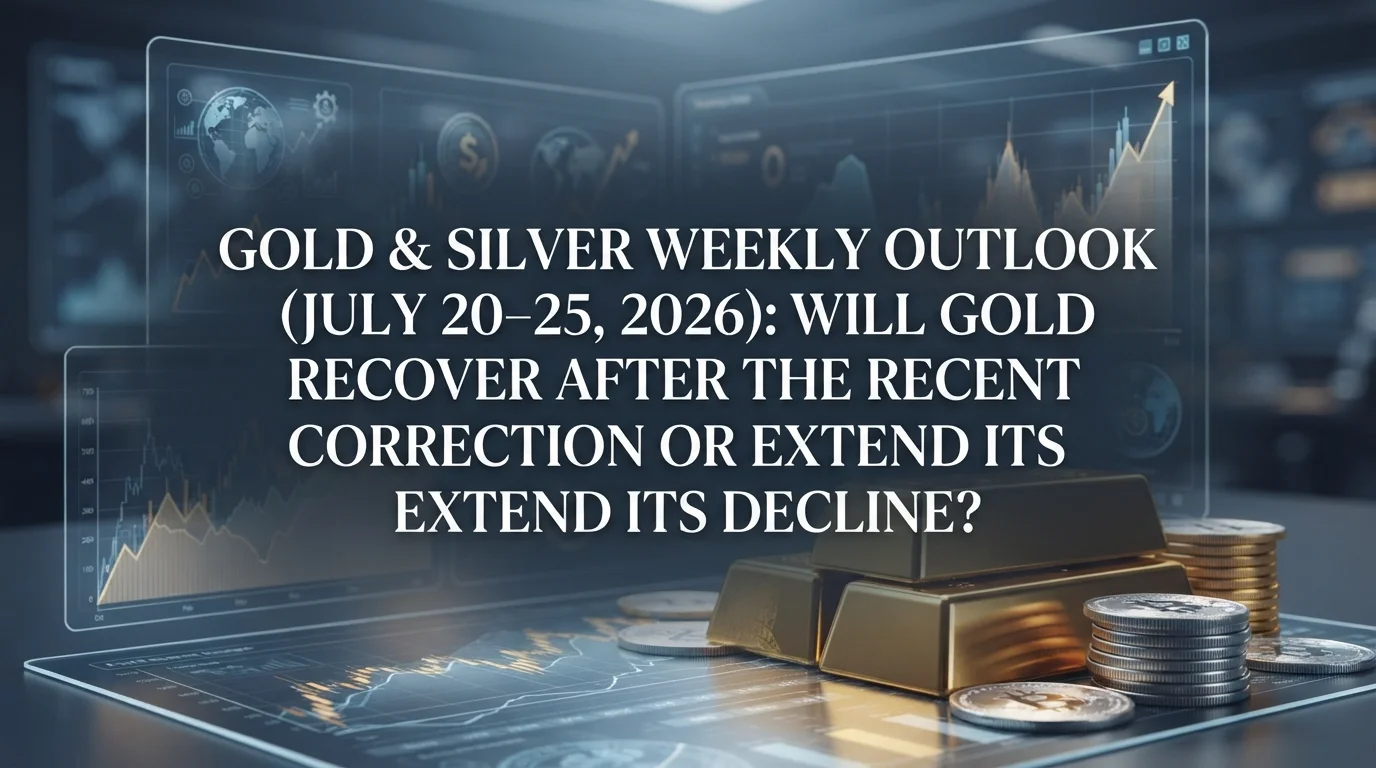 Gold & Silver Weekly Outlook (July 20–25, 2026): Will Gold Recover After the Recent Correction or Extend Its Decline?