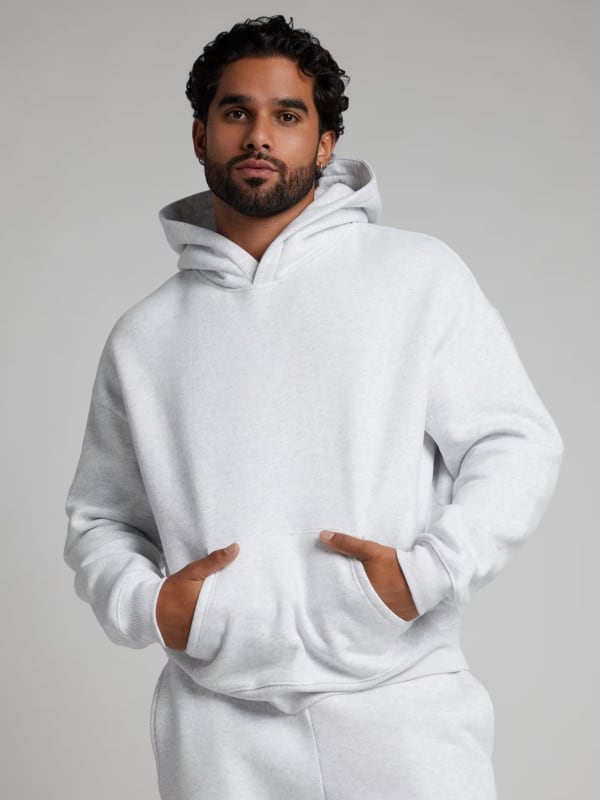 Capuche oversized blanc