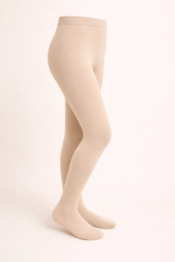 Collant Enfant En Coton Organic Confort Absolu – Beige