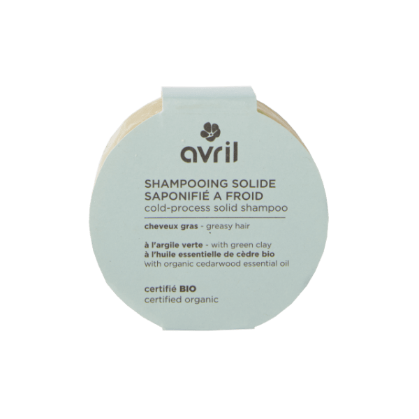 SHAMPOOING SOLIDE SAPONIFIÉ À FROID CHEVEUX GRAS 100G - CERTIFIÉ BIO