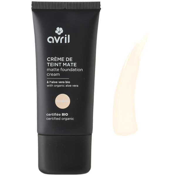 Crème de teint mate Porcelaine 28 ml Certifiée bio