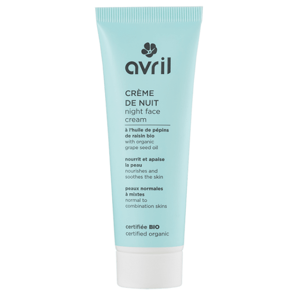 Crème de nuit Peaux Normales & Mixtes 50ml - Certifié bio