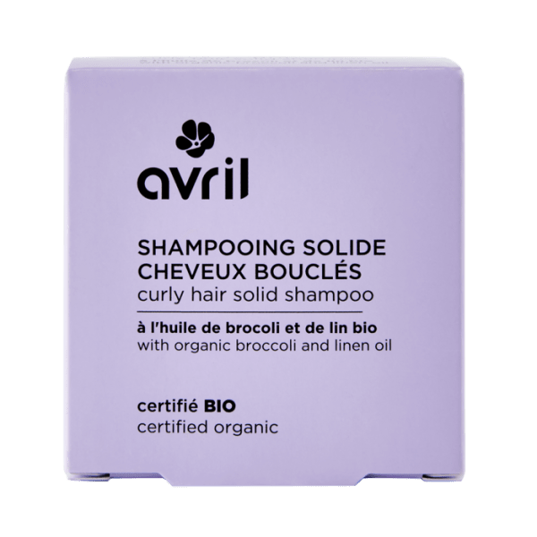 Shampooing solide cheveux bouclés 60g certifié bio