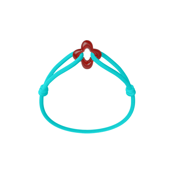 Bracelet Cordon - Red Clover