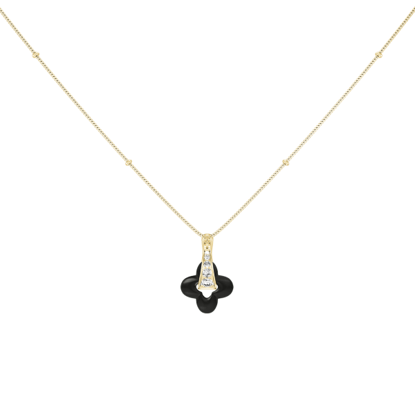 Collier Golden Clover