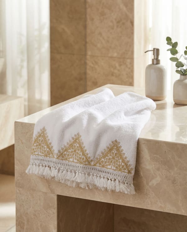 Serviette de bain 50x90cm - Collection Ghourza (Tekrir)