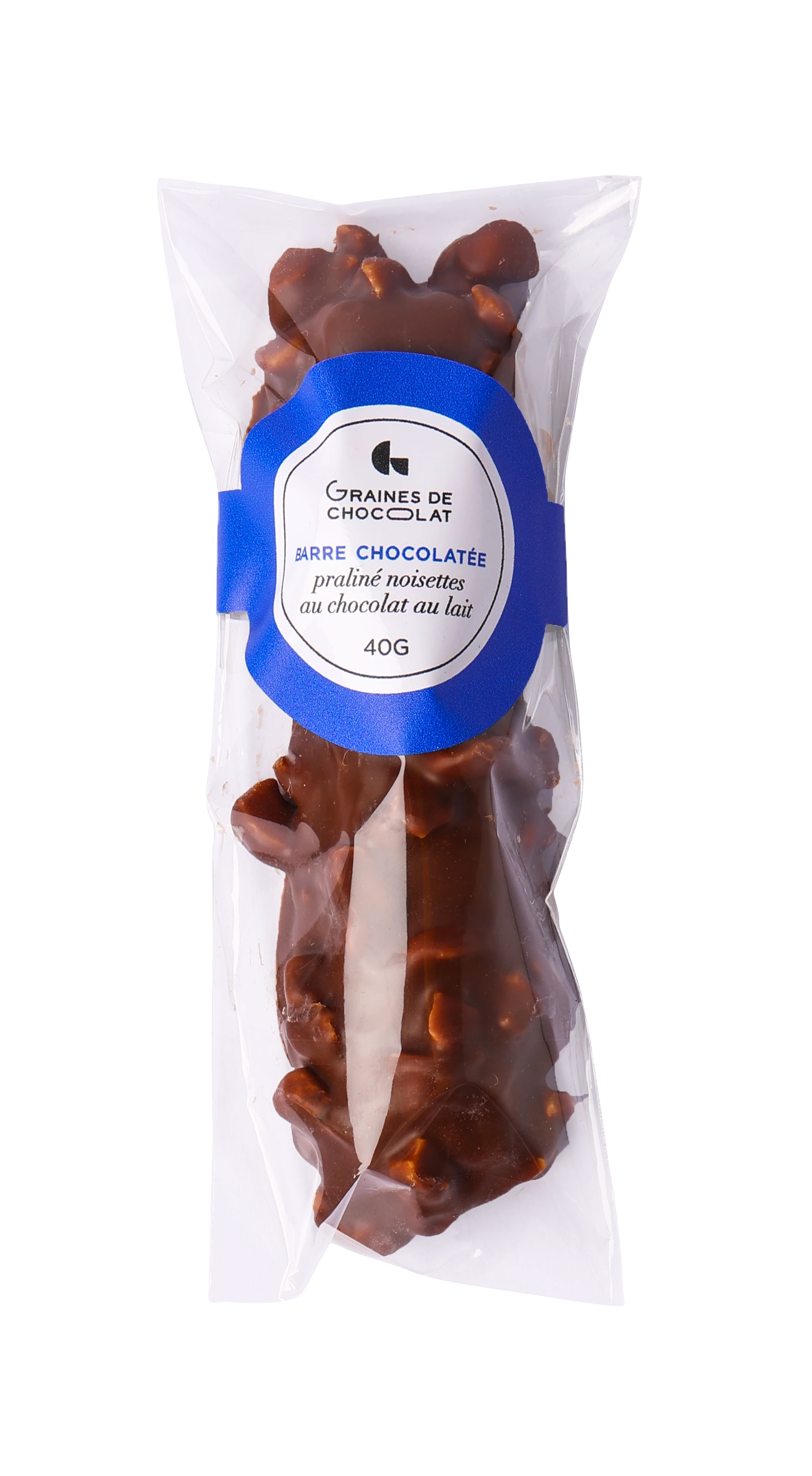 Barre noisettes chocolat lait