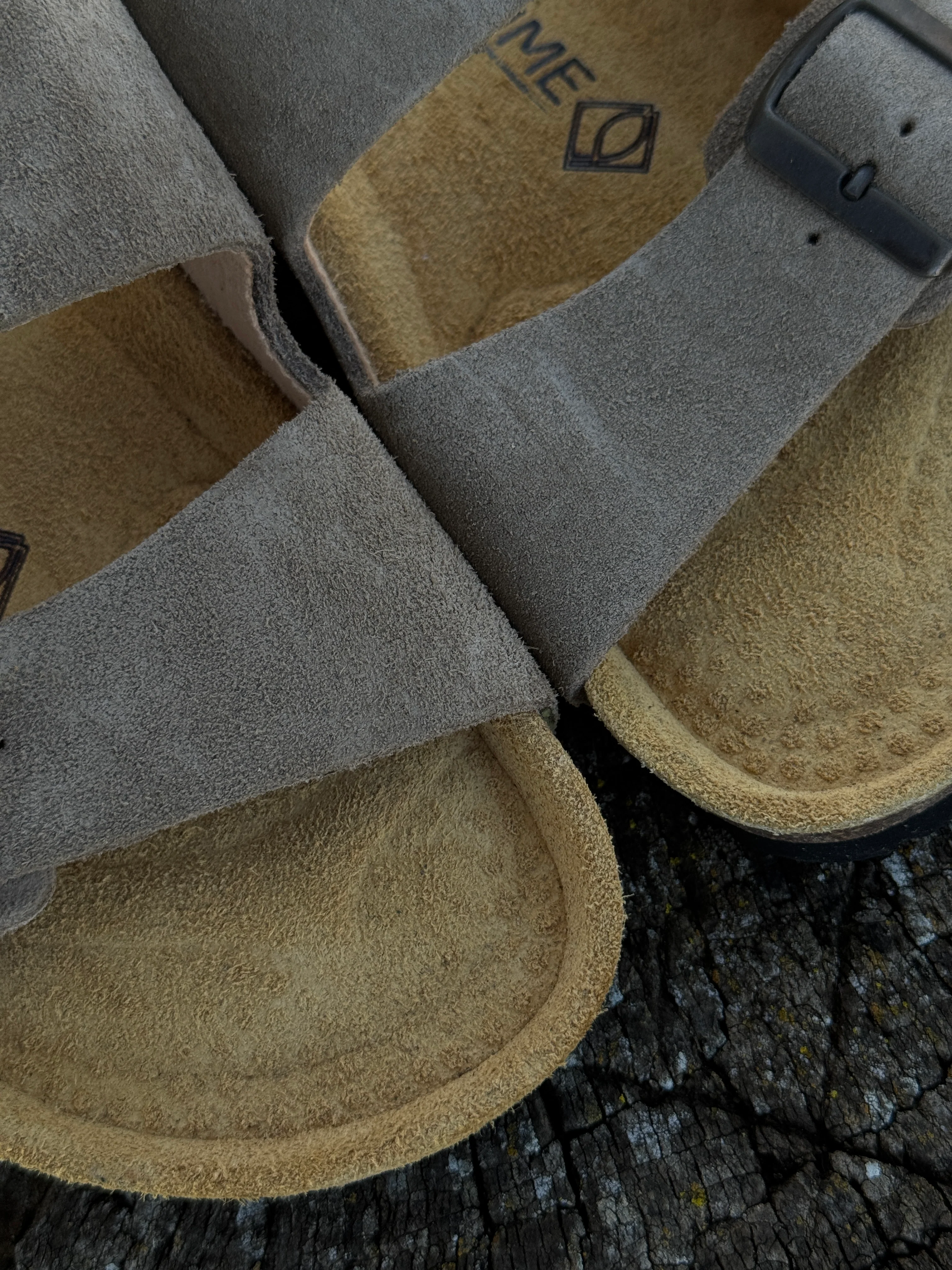 Sandale Ocime daim beige clair