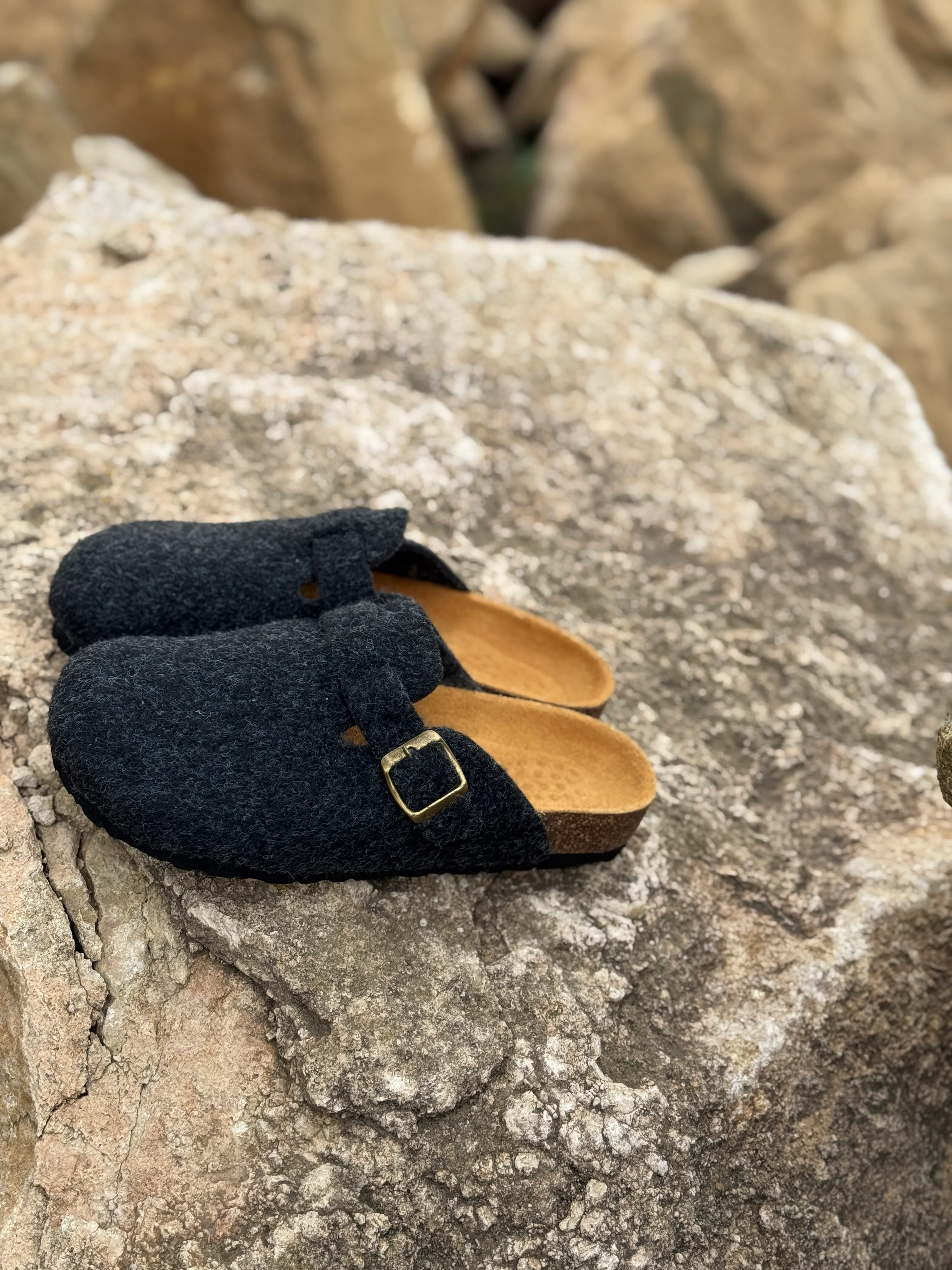 Sabot cachemire Noir