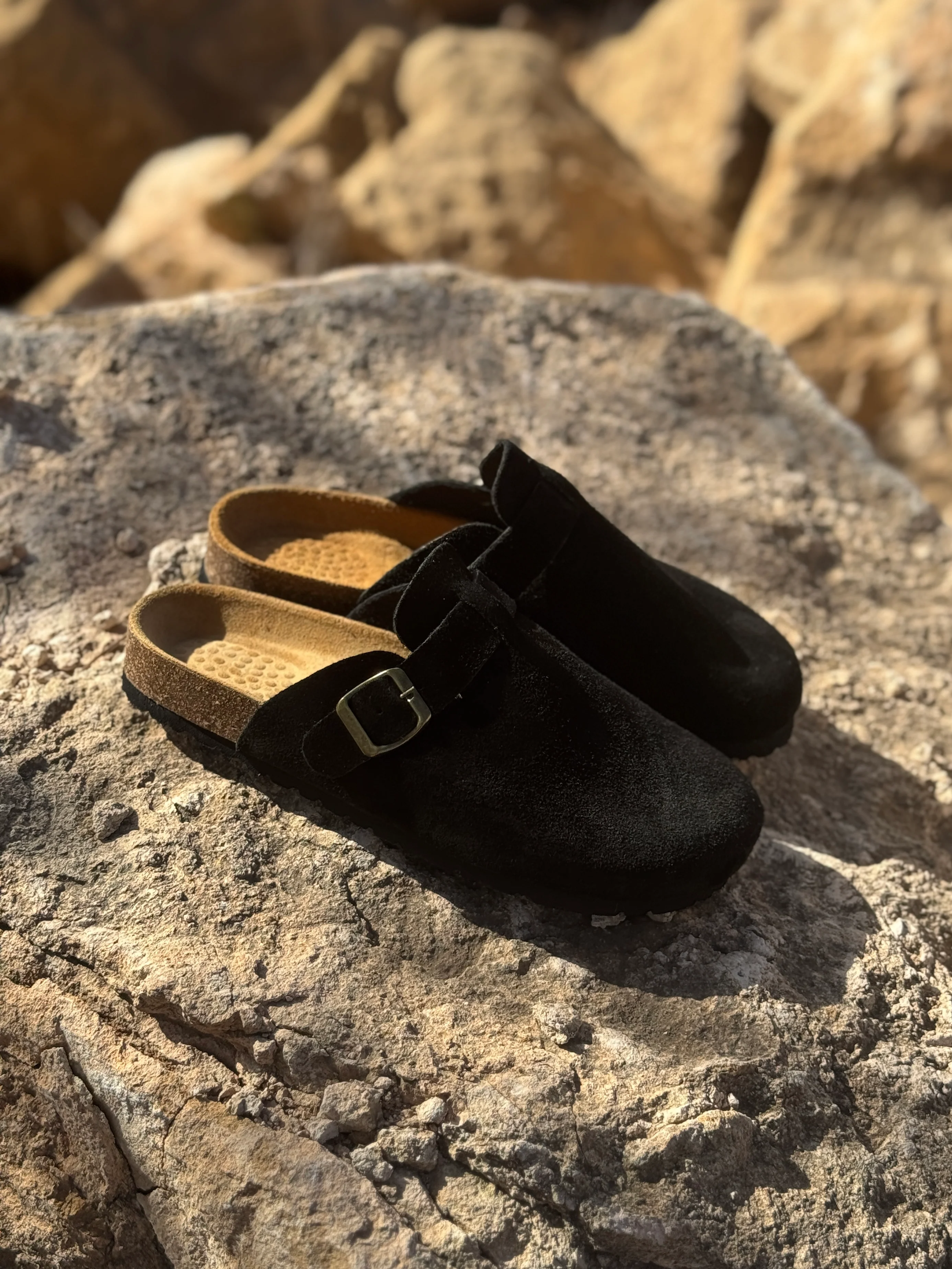 sabot daim Noir