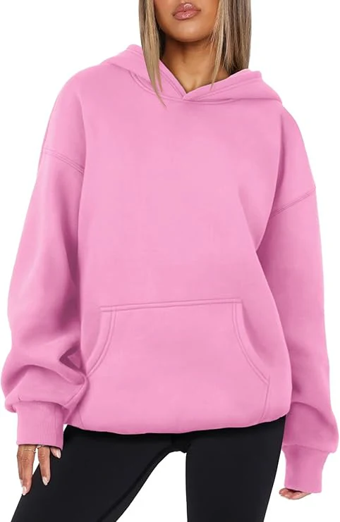 Capuche rose femme