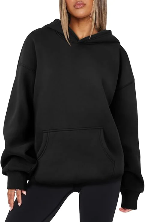 Capuche noir femme
