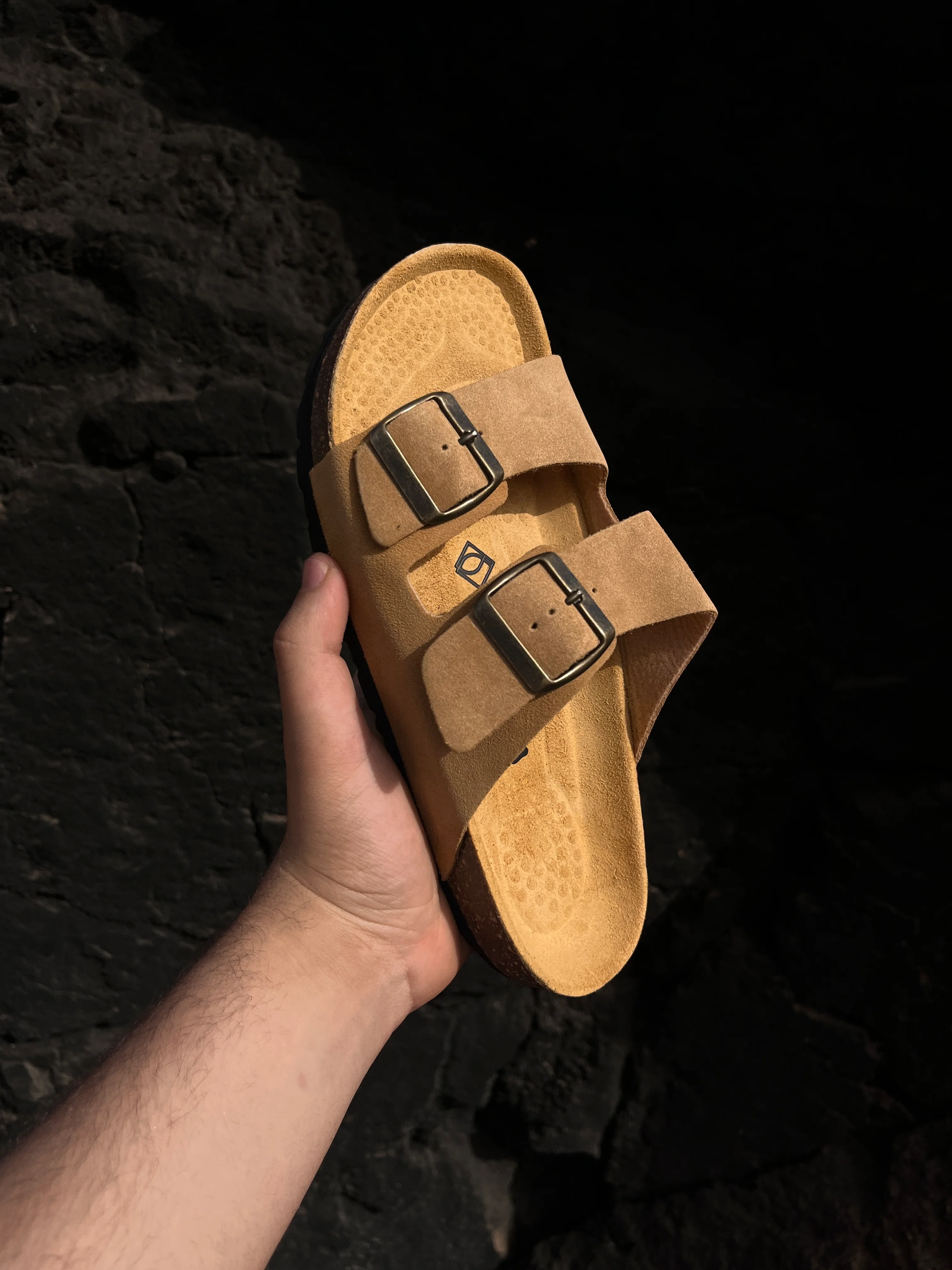 Sandale Ocime Daim en Beige
