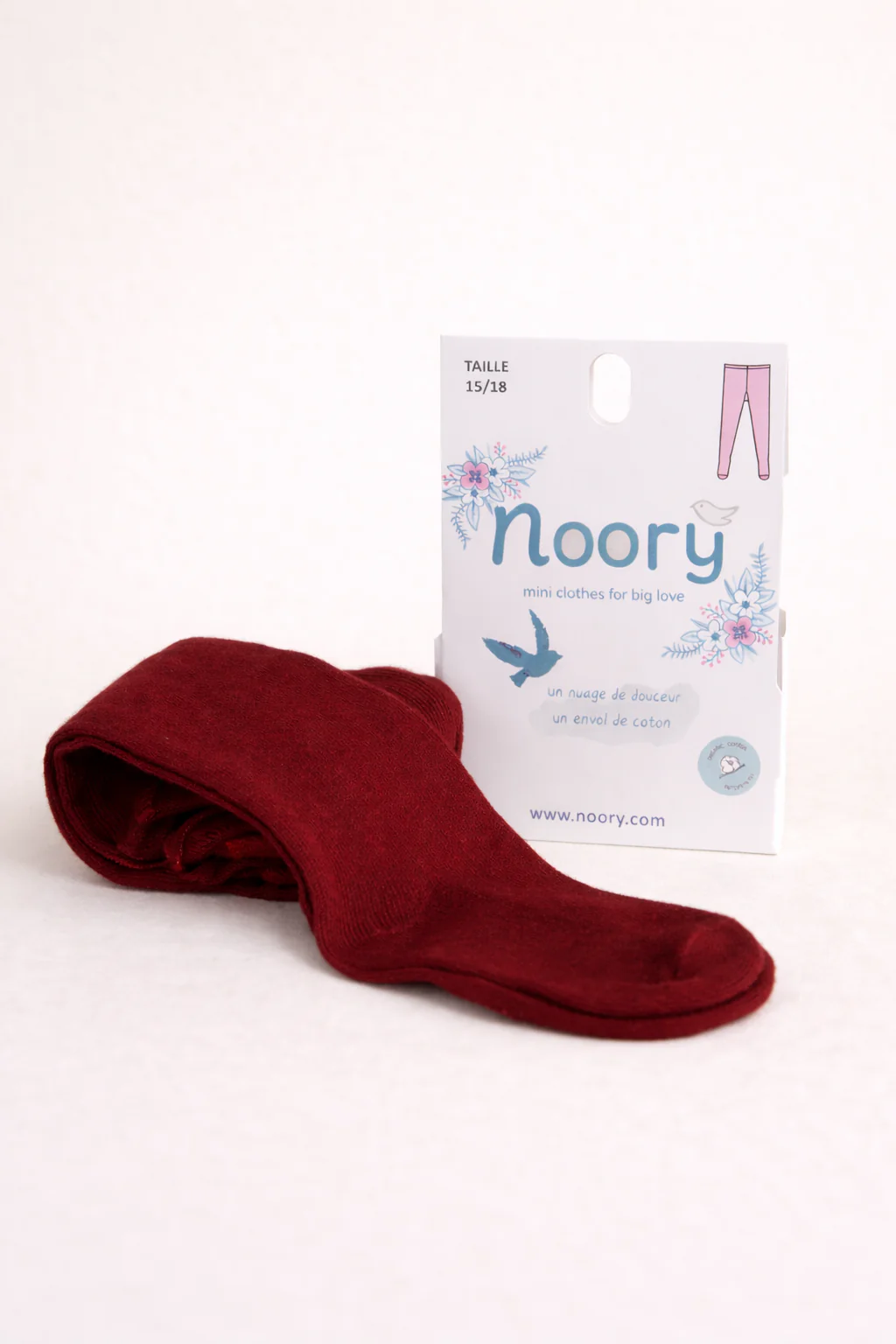 Collant Enfant En Coton Organic Confort & Élégance – Bordeaux