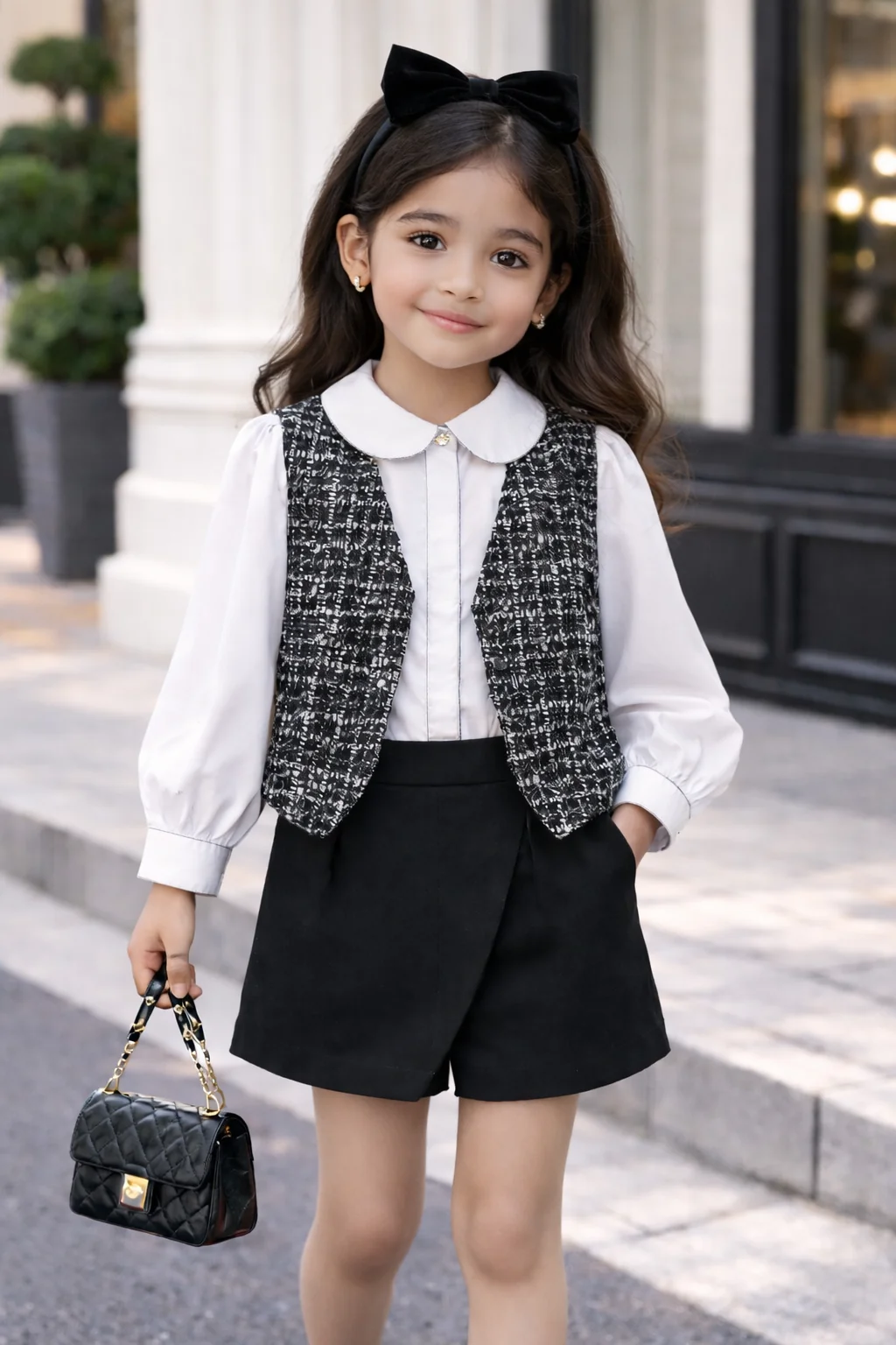 Ensemble Fille Chic – Élégance Parisienne