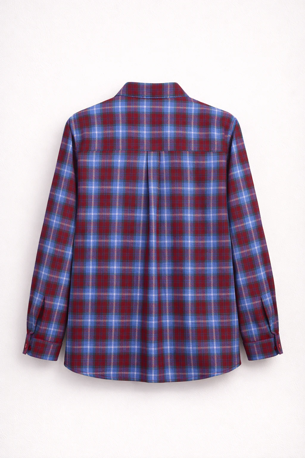 Chemise Garçon Carreaux Rouge & Bleu – Style Classique Moderne