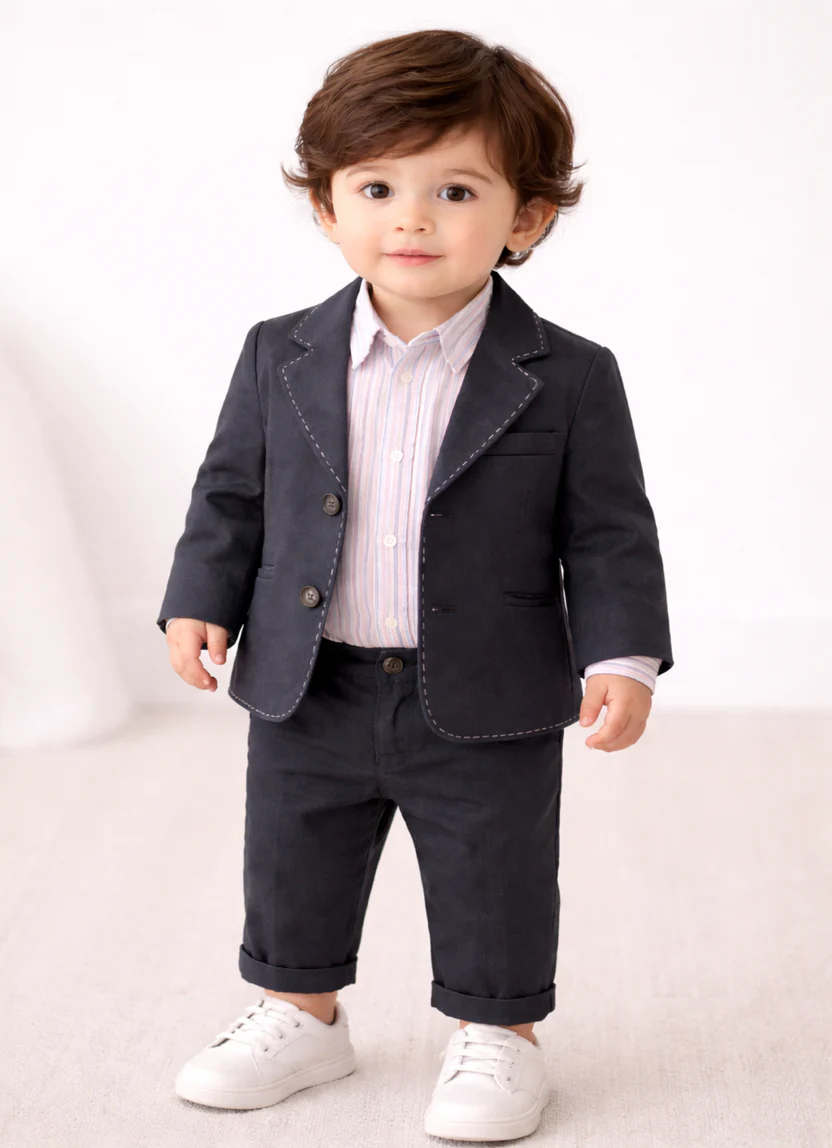 Ensemble Garçon Chic Classique – Veste & Pantalon