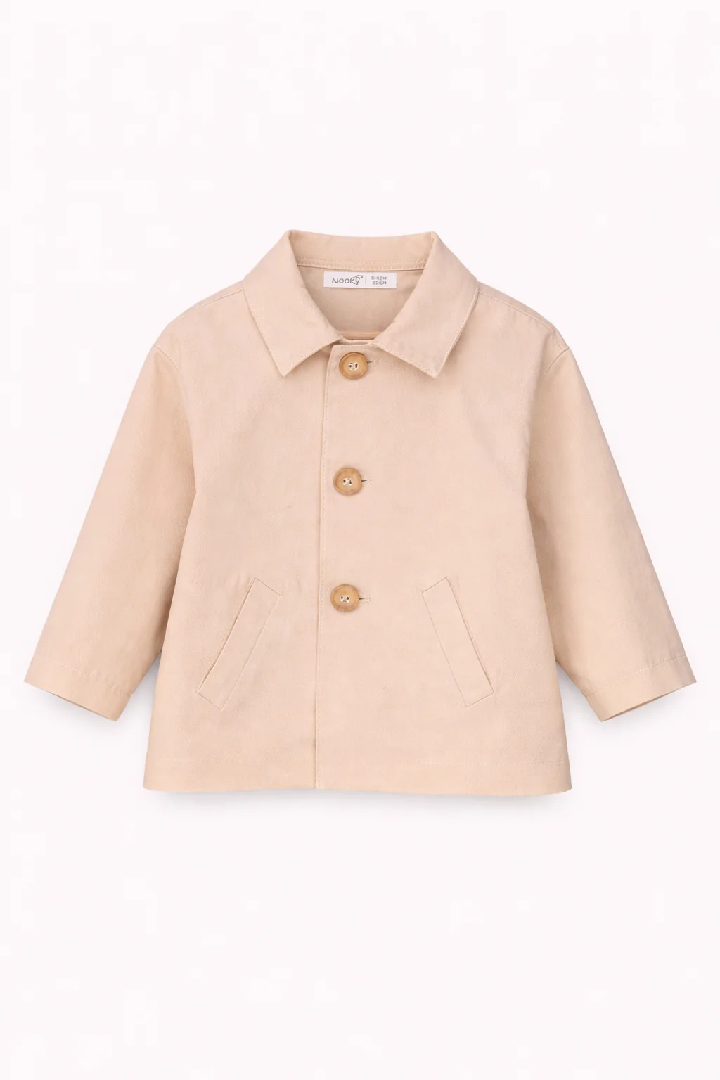 Veste bébé beige – Élégance douce & confort absolu