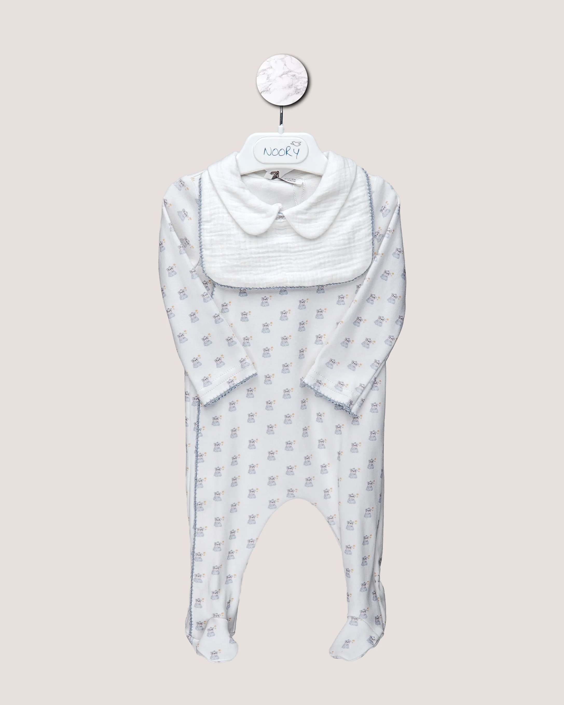 Pyjama Grenouillère de Naissance – Collection “Douce Nuit”