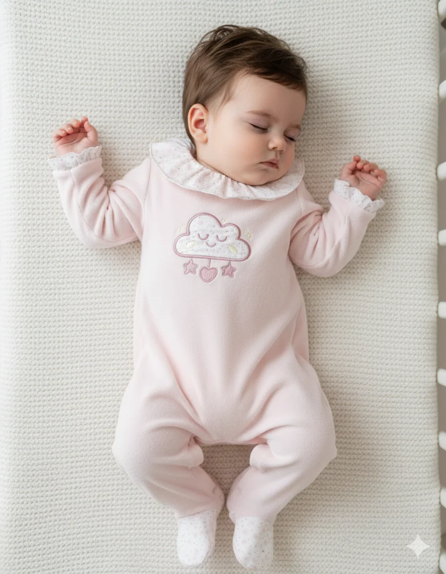 Pack dort bien grenouillère, moufles & Bonnet