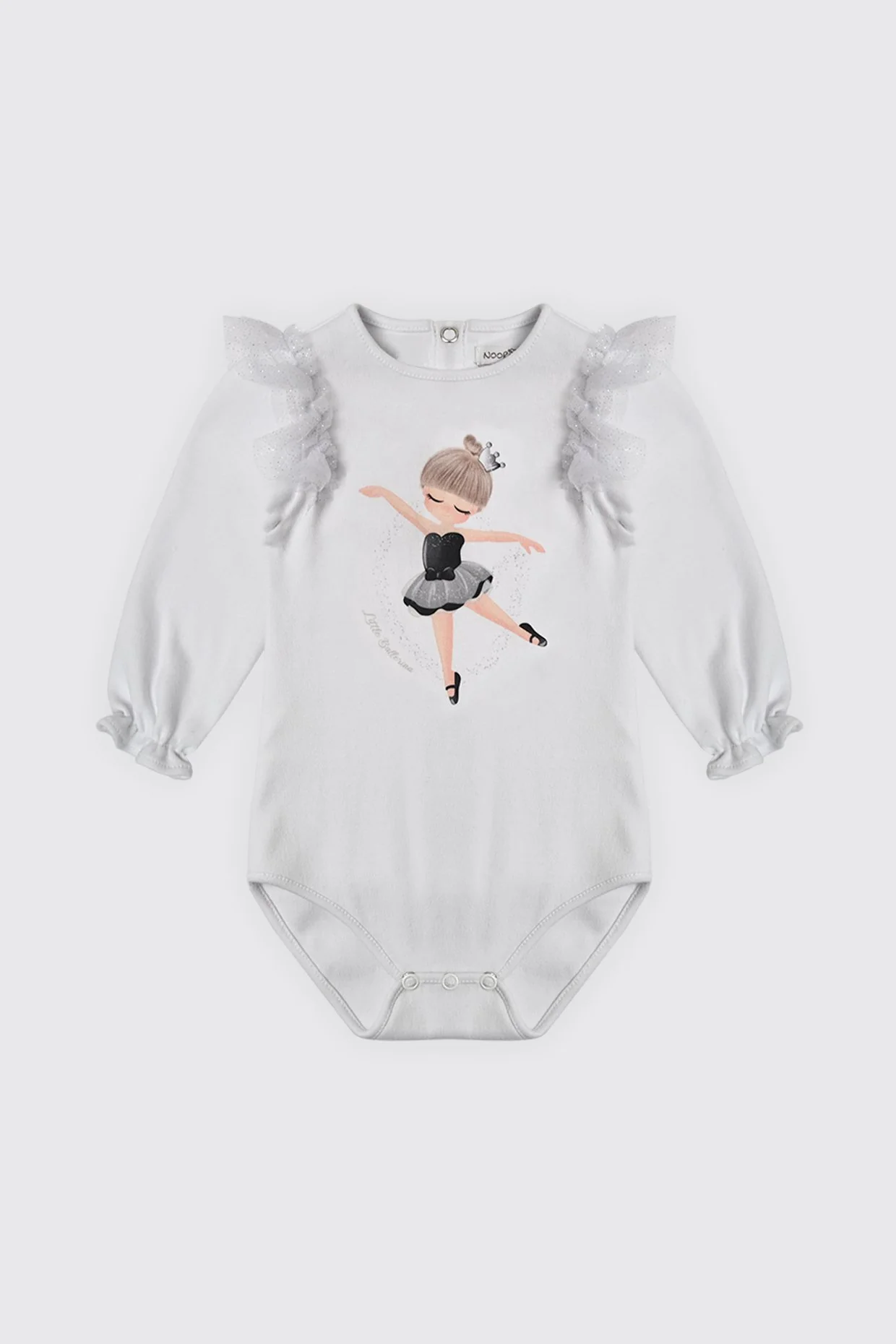 Body à  volants en tulle pailleté