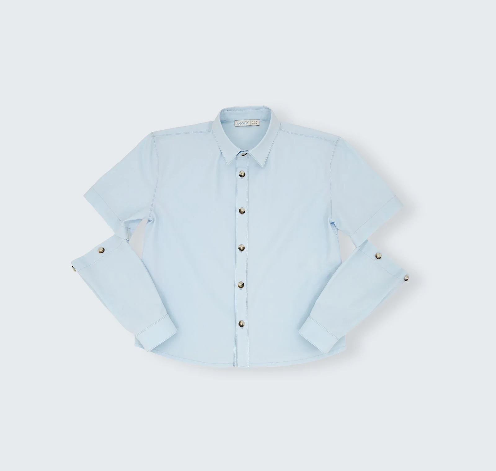 Chemise à manches amovible