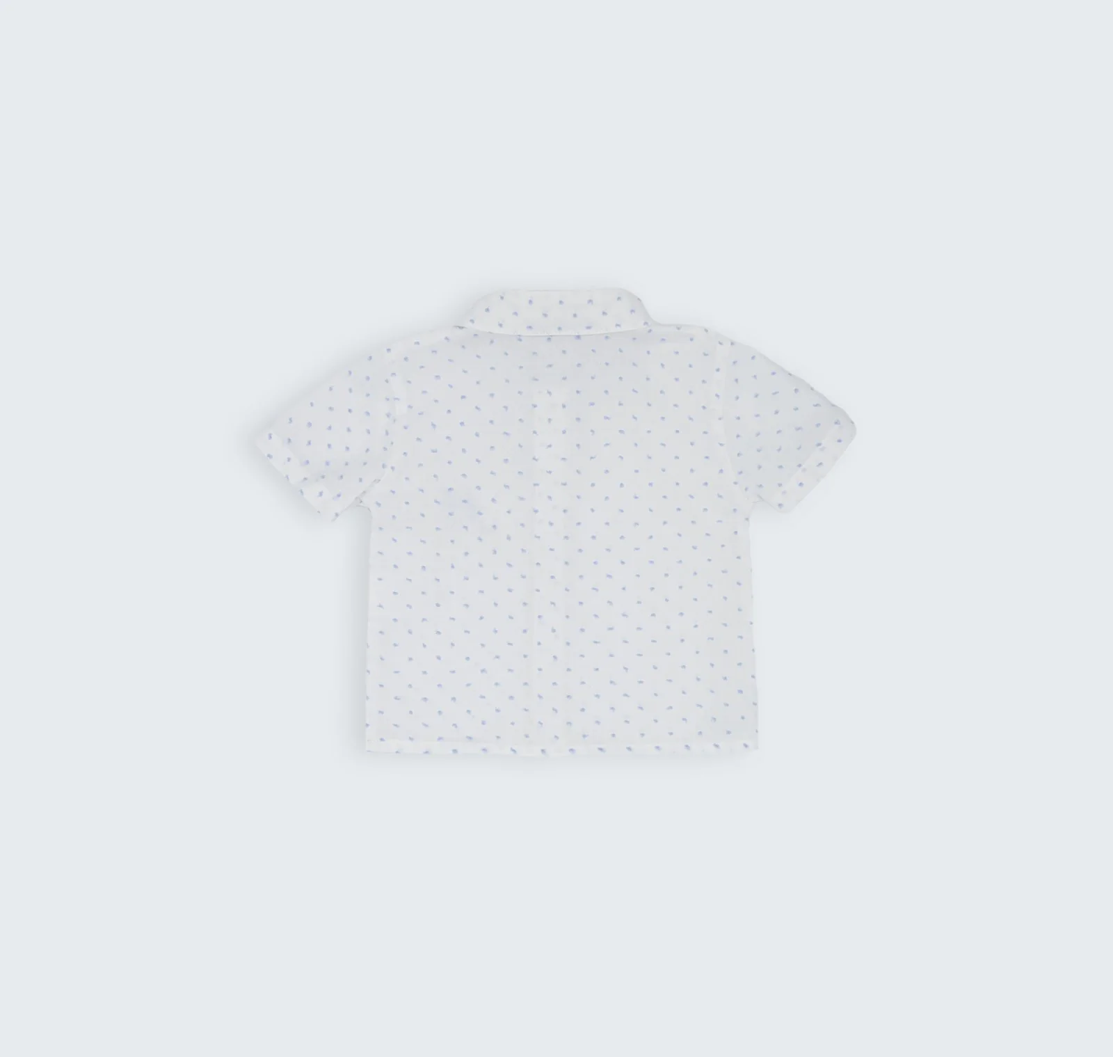 Chemise à poche brodée