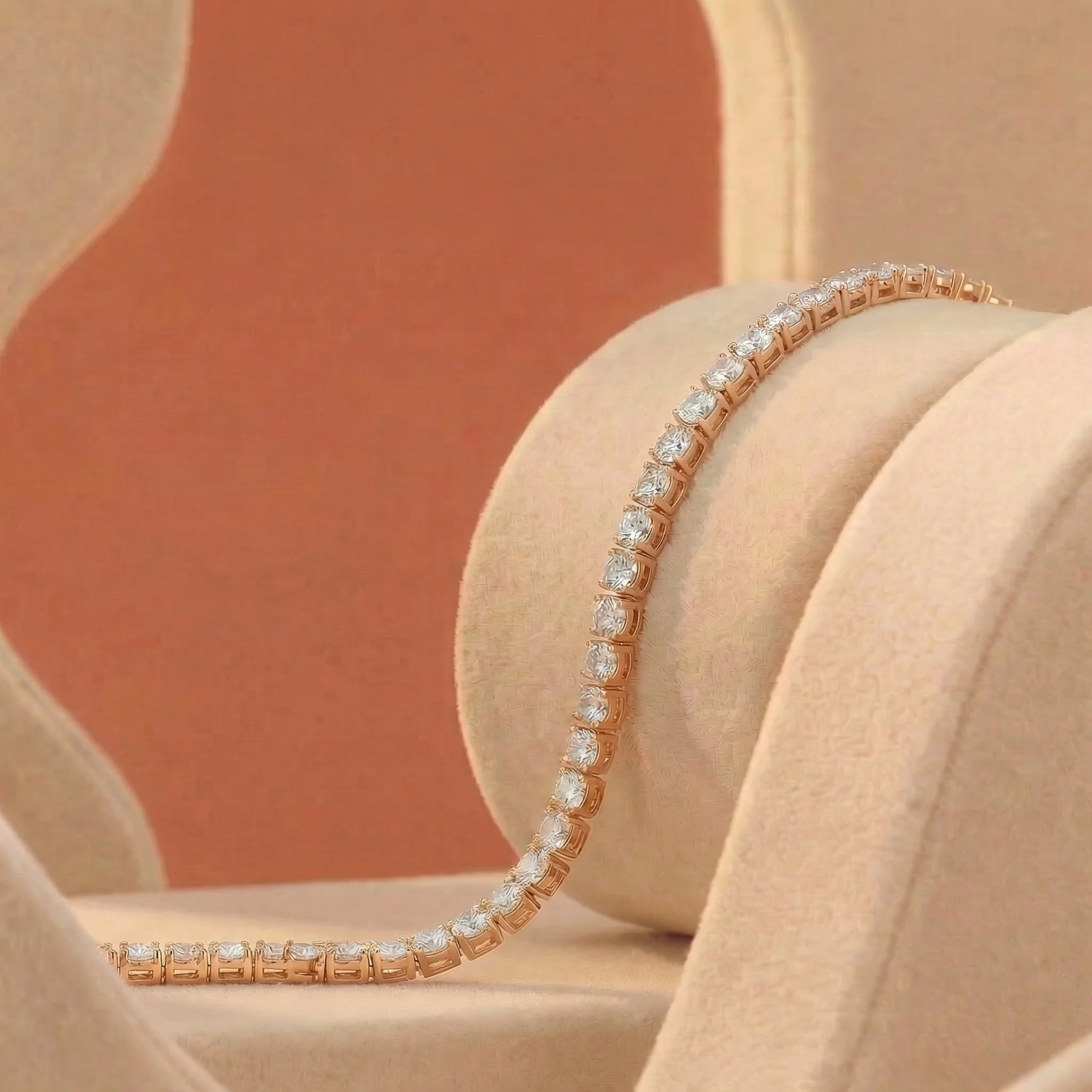 BRACELET RIVIÈRE ROSE GOLD