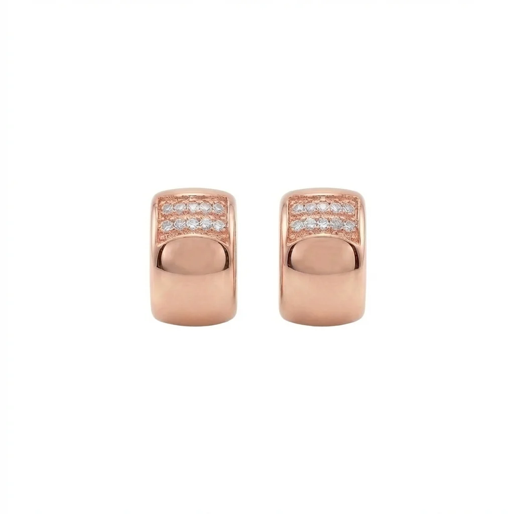 BOUCLES D'OREILLES 10 DIAMANTS