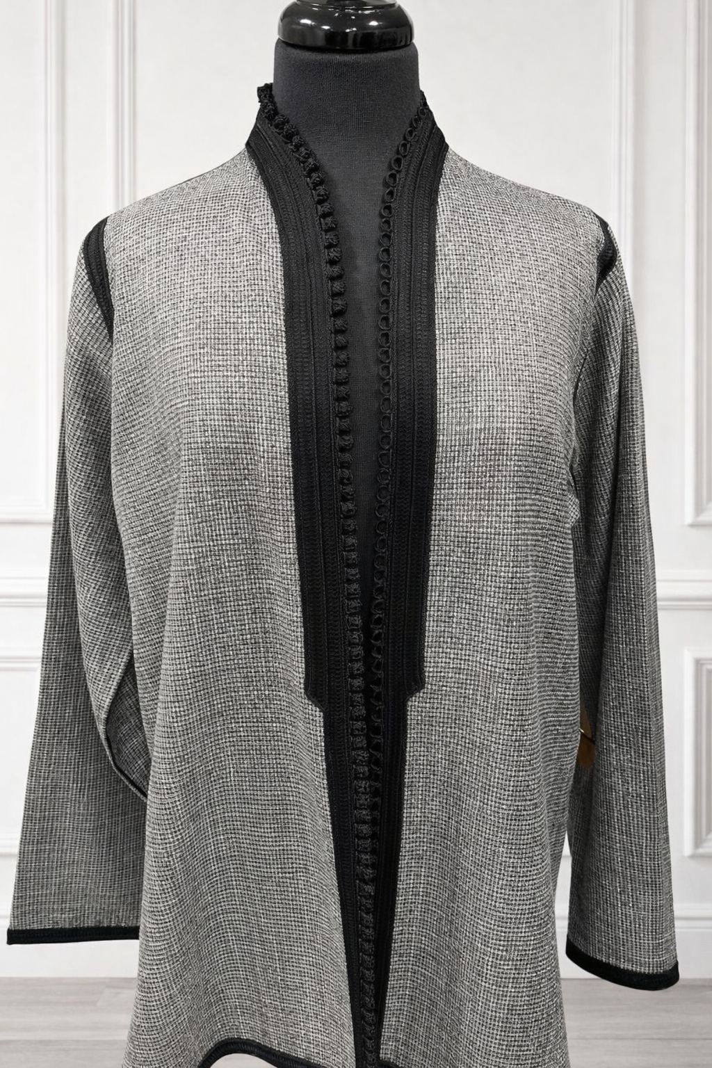 Kimono silver/black court ouvert – 39ad noirs