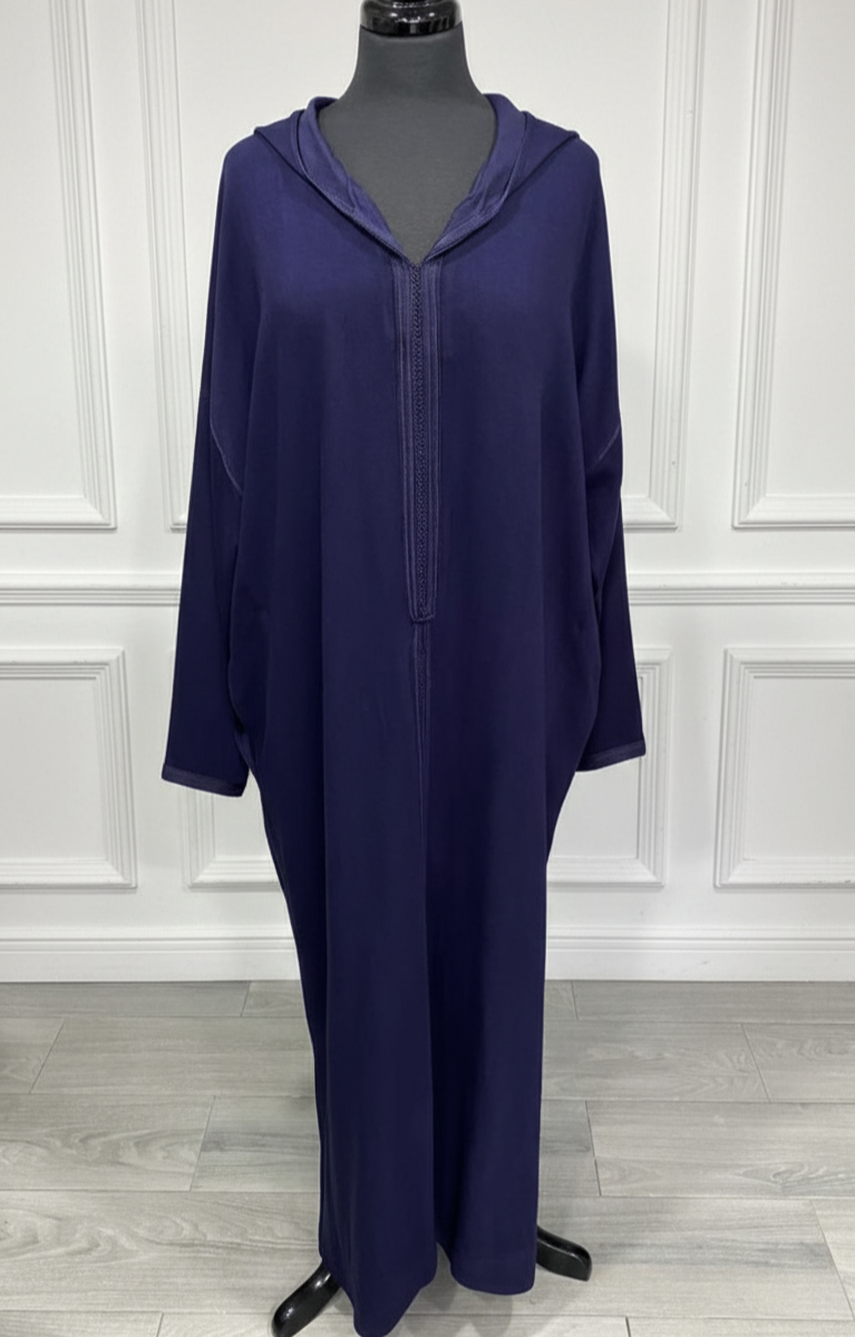 Djellaba Mlifa bleu marine – gourmette