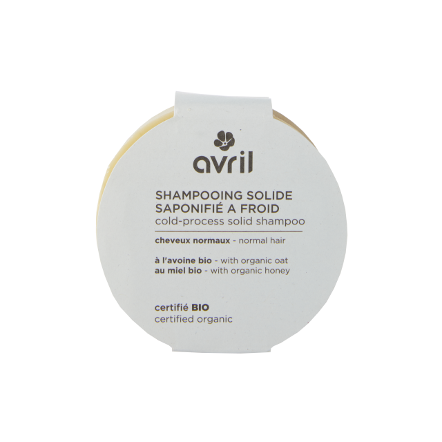 SHAMPOOING SOLIDE SAPONIFIÉ À FROID CHEVEUX NORMAUX 100G - CERTIFIÉ BIO
