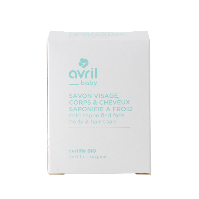 SAVON À FROID VISAGE CORPS & CHEVEUX BÉBÉ 100G - CERTIFIÉ BIO