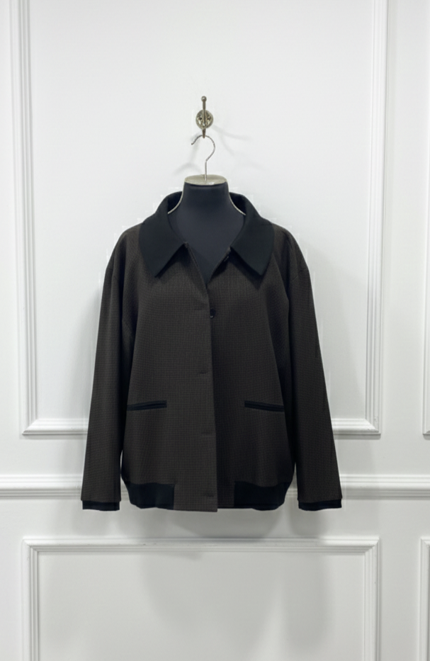 Veste courte marron