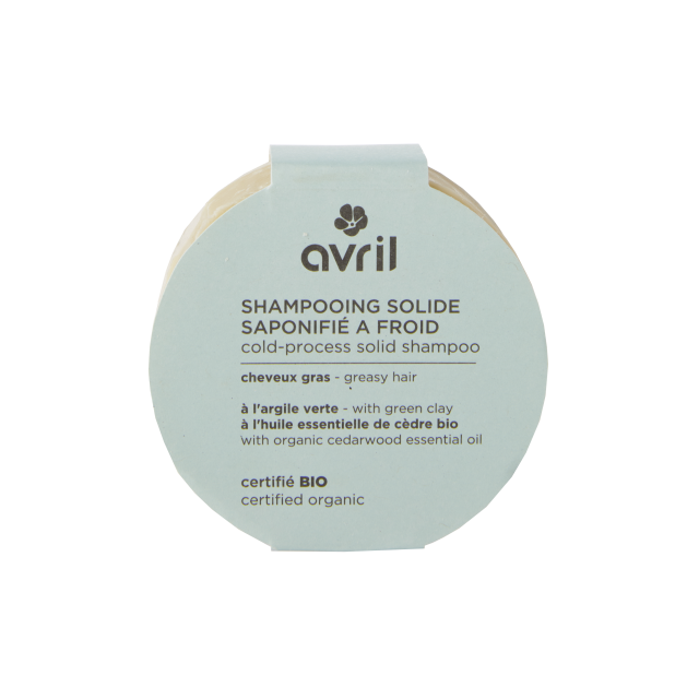 SHAMPOOING SOLIDE SAPONIFIÉ À FROID CHEVEUX GRAS 100G - CERTIFIÉ BIO