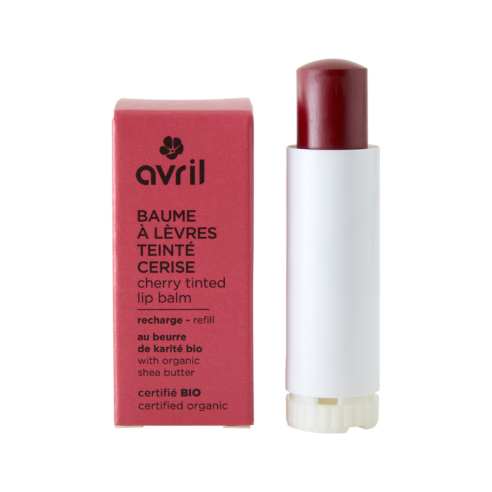 Recharge baume lèvres teinté - Cerise  4gr - certifié bio