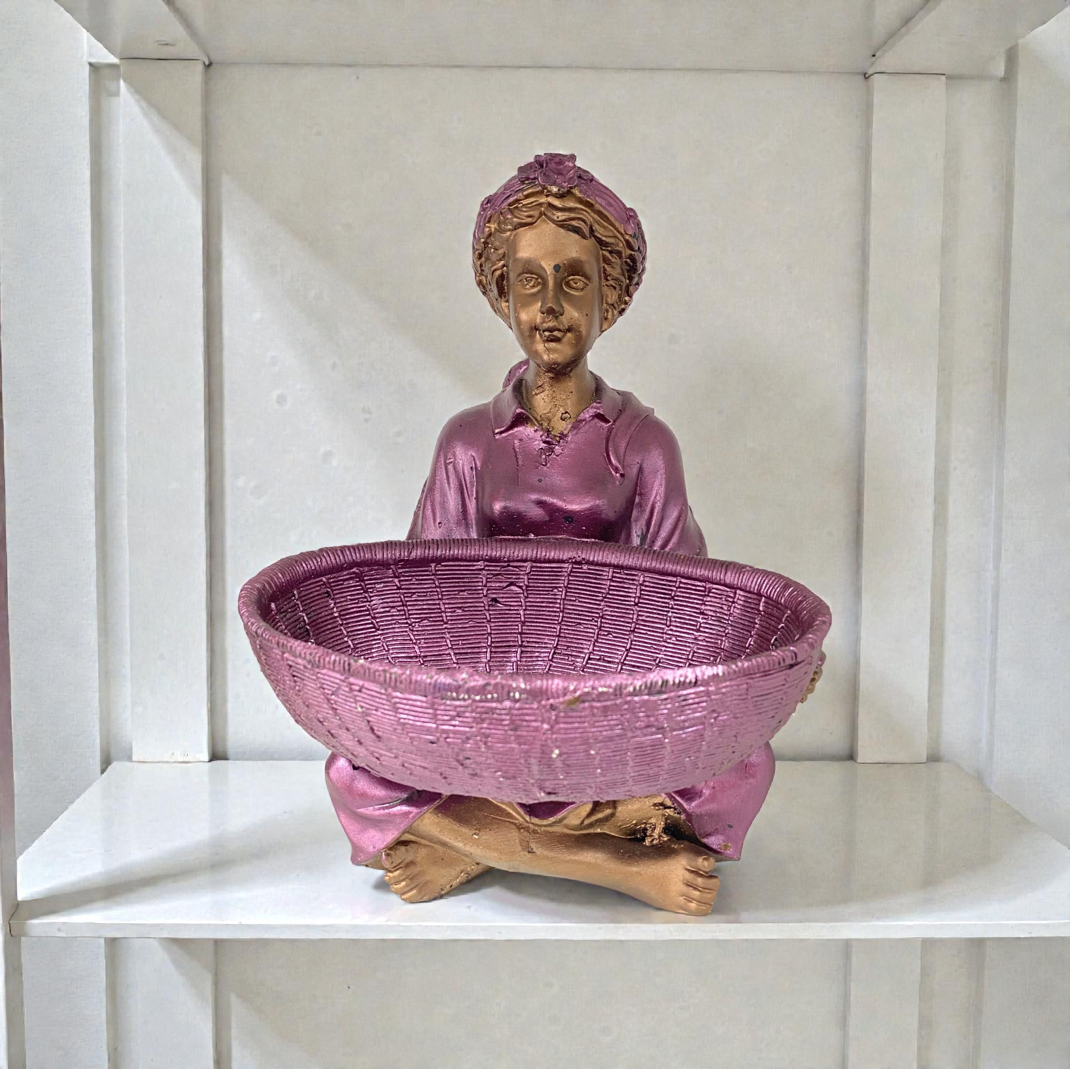 Vide-poche / Bonbonnière F Mauve – 24x13 cm
