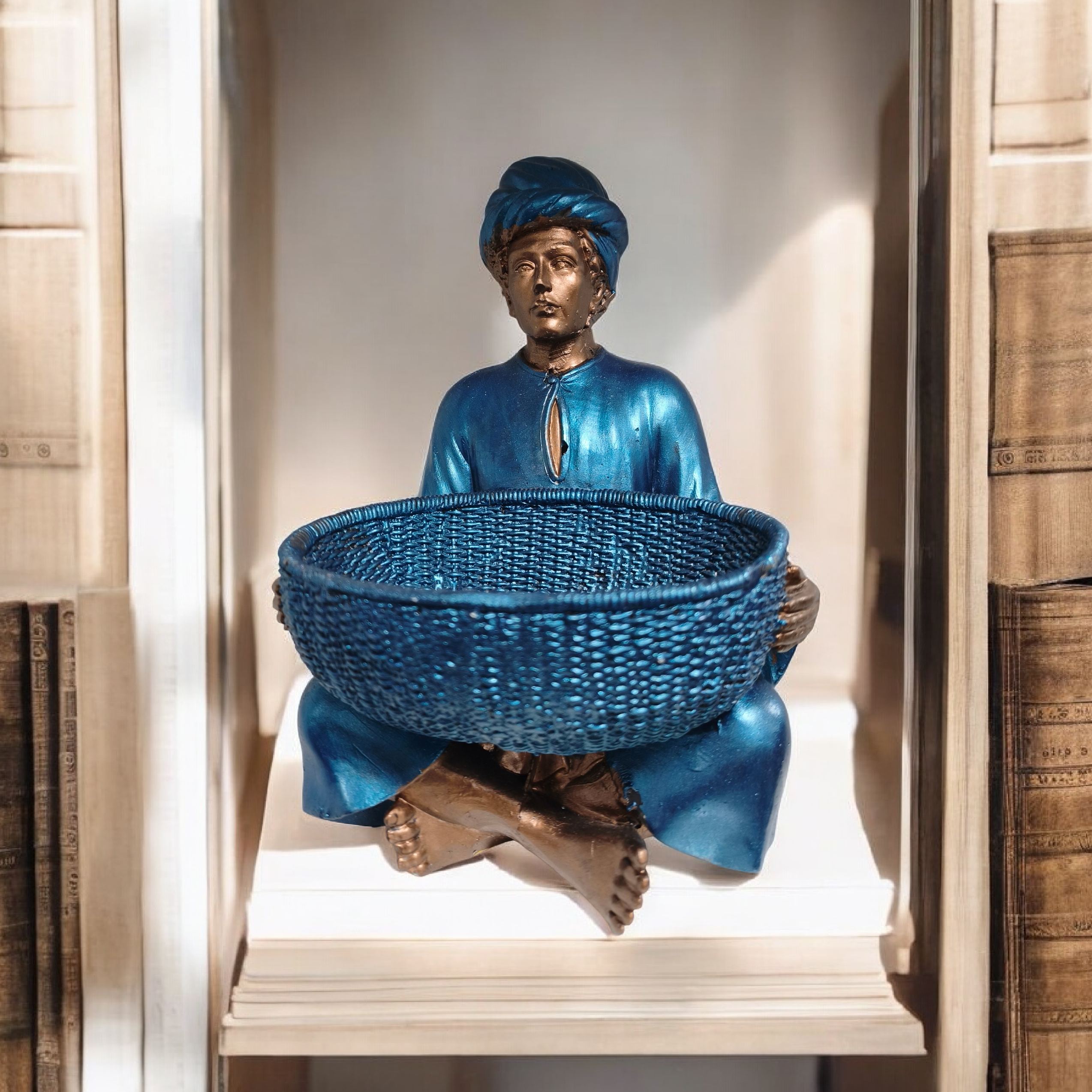 Vide-poche / Bonbonnière Bleu – 27x17 cm