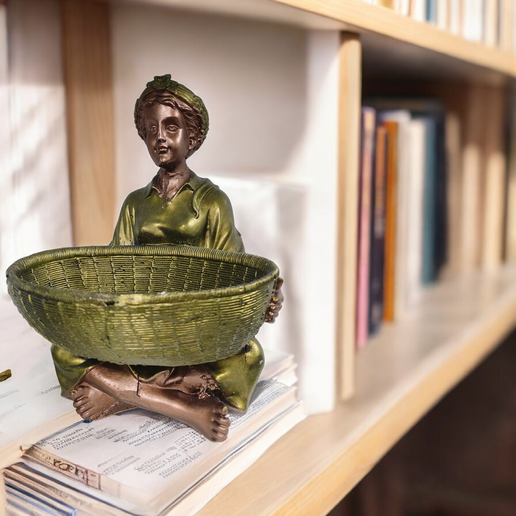 Vide-poche / Bonbonnière Vert – 24x13 cm