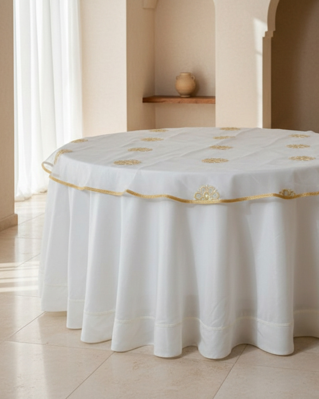 Voile de table - Collection Fleur de lys