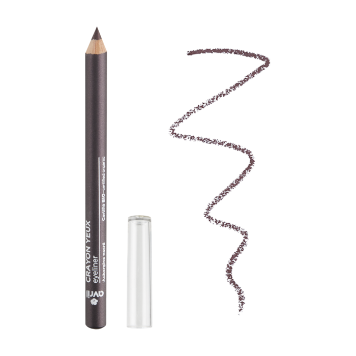Crayon yeux Aubergine nacré certifié bio
