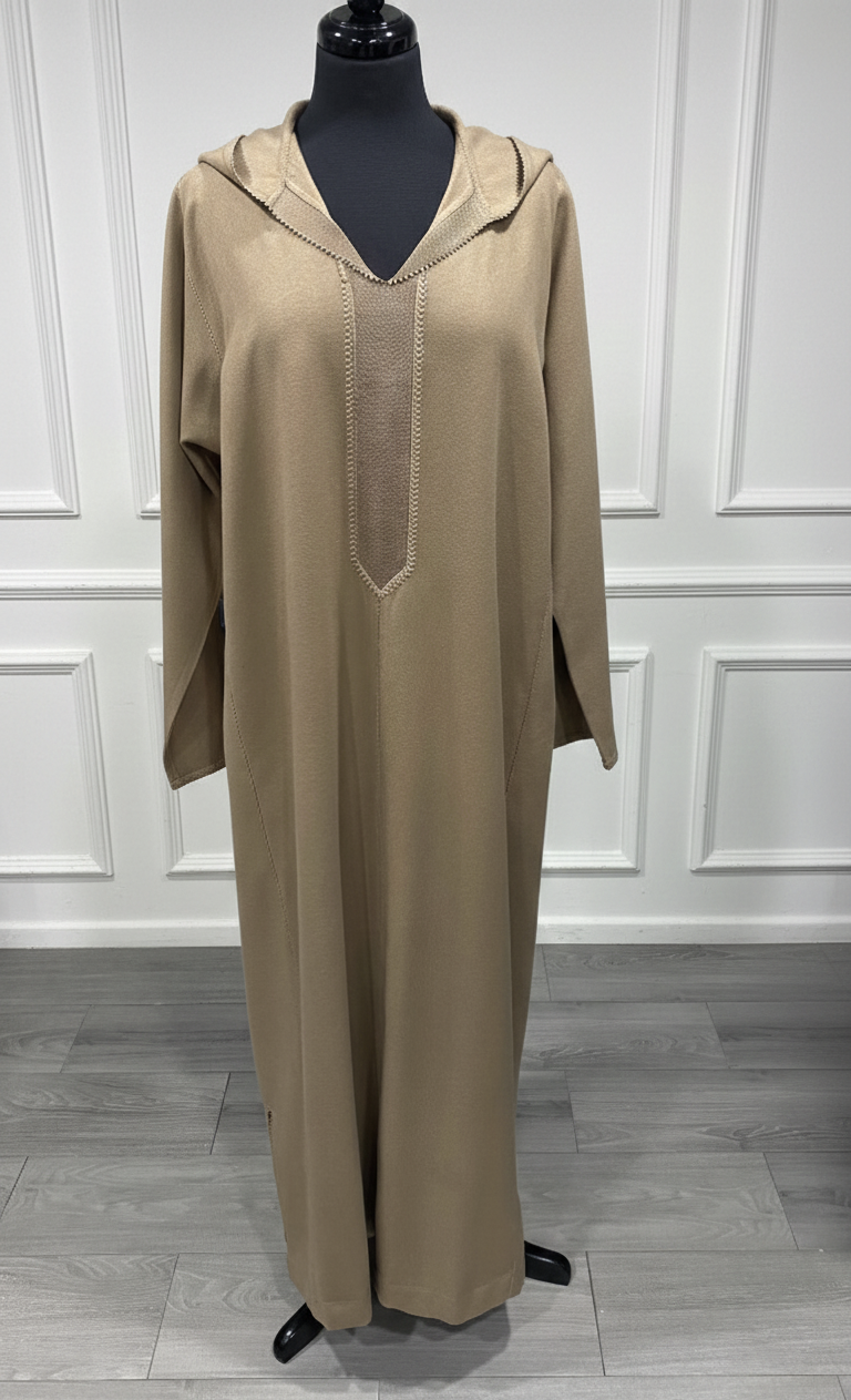 Djellaba Mlifa beige randa