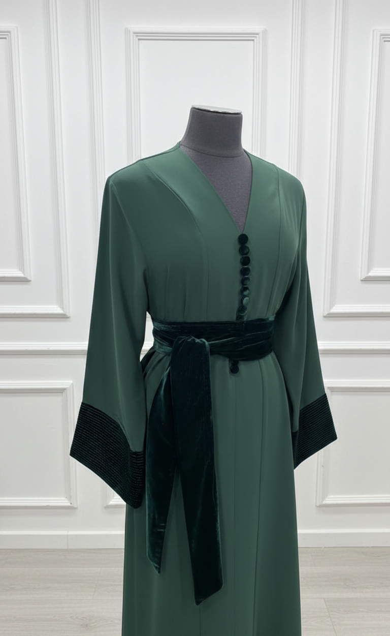 Robe Élégance verte