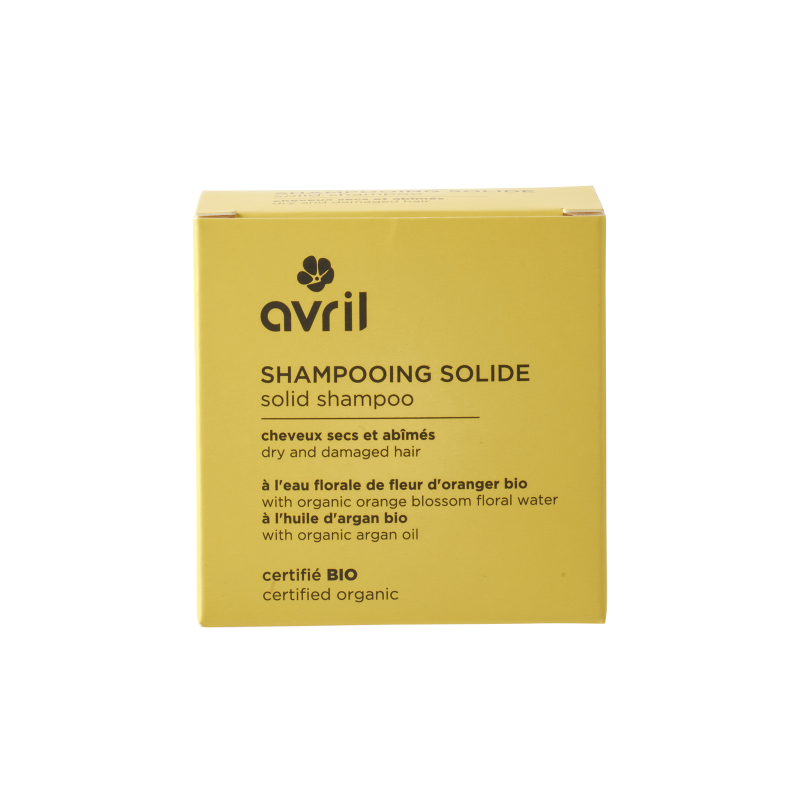 SHAMPOOING SOLIDE SAPONIFIÉ À FROID CHEVEUX SECS ET ABÎMÉS 100G - CERTIFIÉ BIO