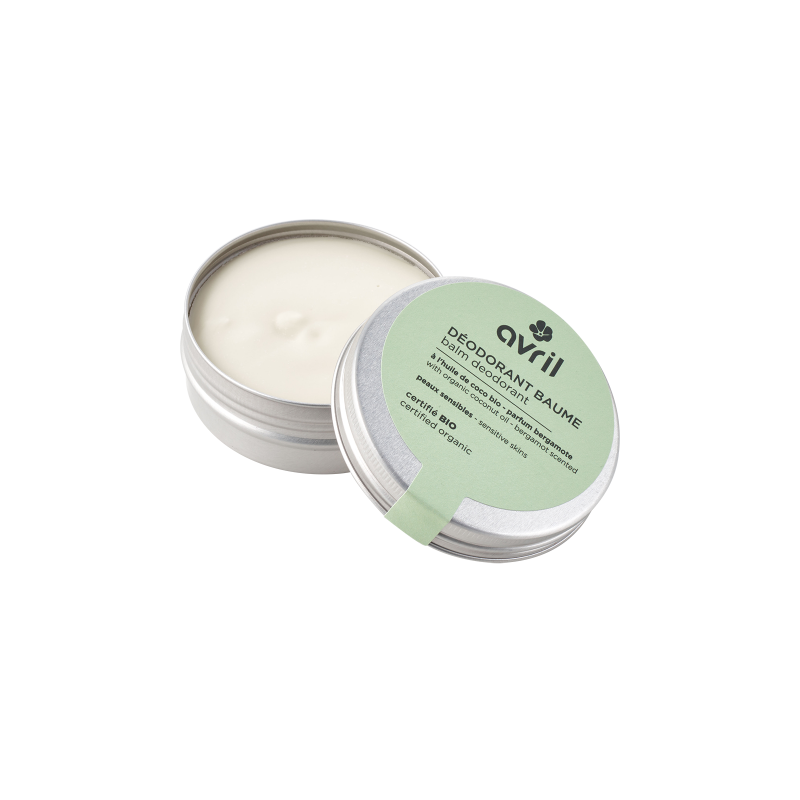 Déodorant baume  peaux sensibles - parfum bergamote 85 g certifié bio