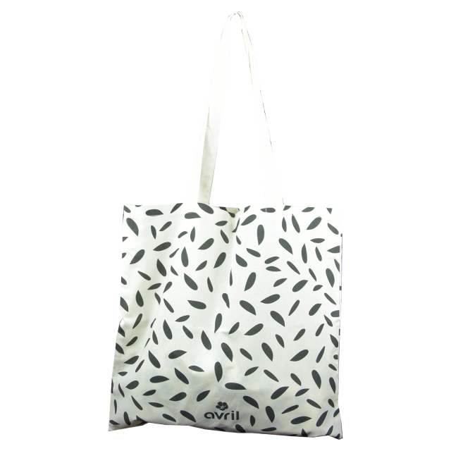 Tote bag en coton bio Avril 40x40cm