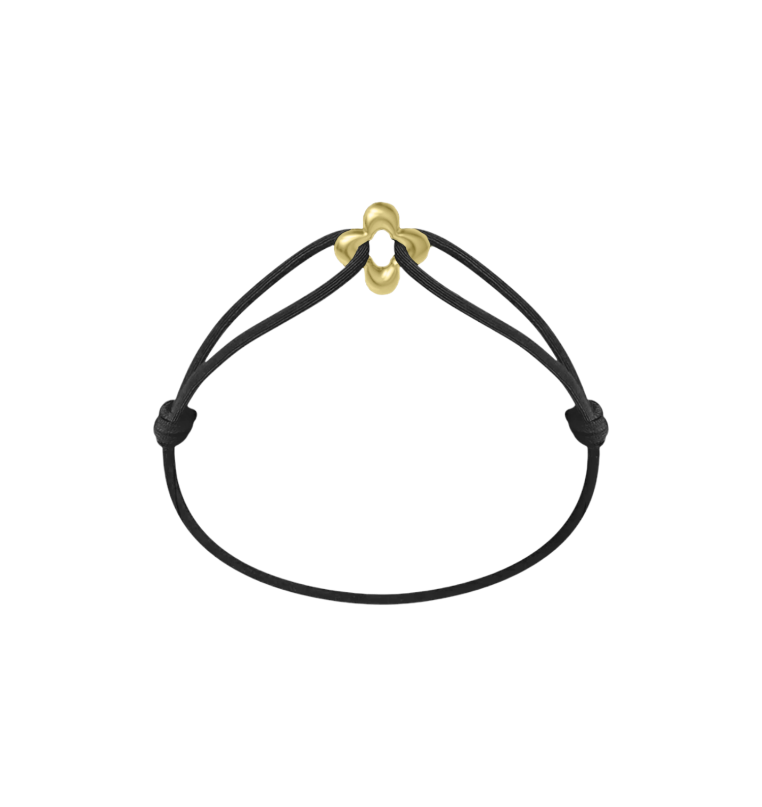Bracelet Cordon - Mini Golden Clover