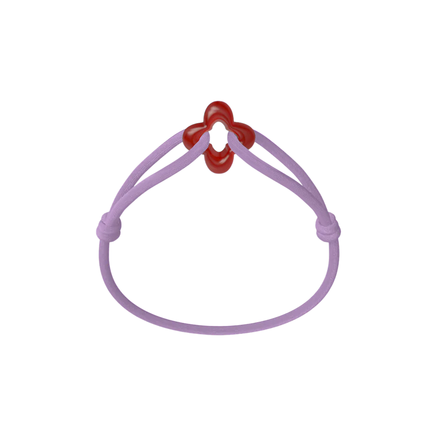 Bracelet Cordon - Red Clover