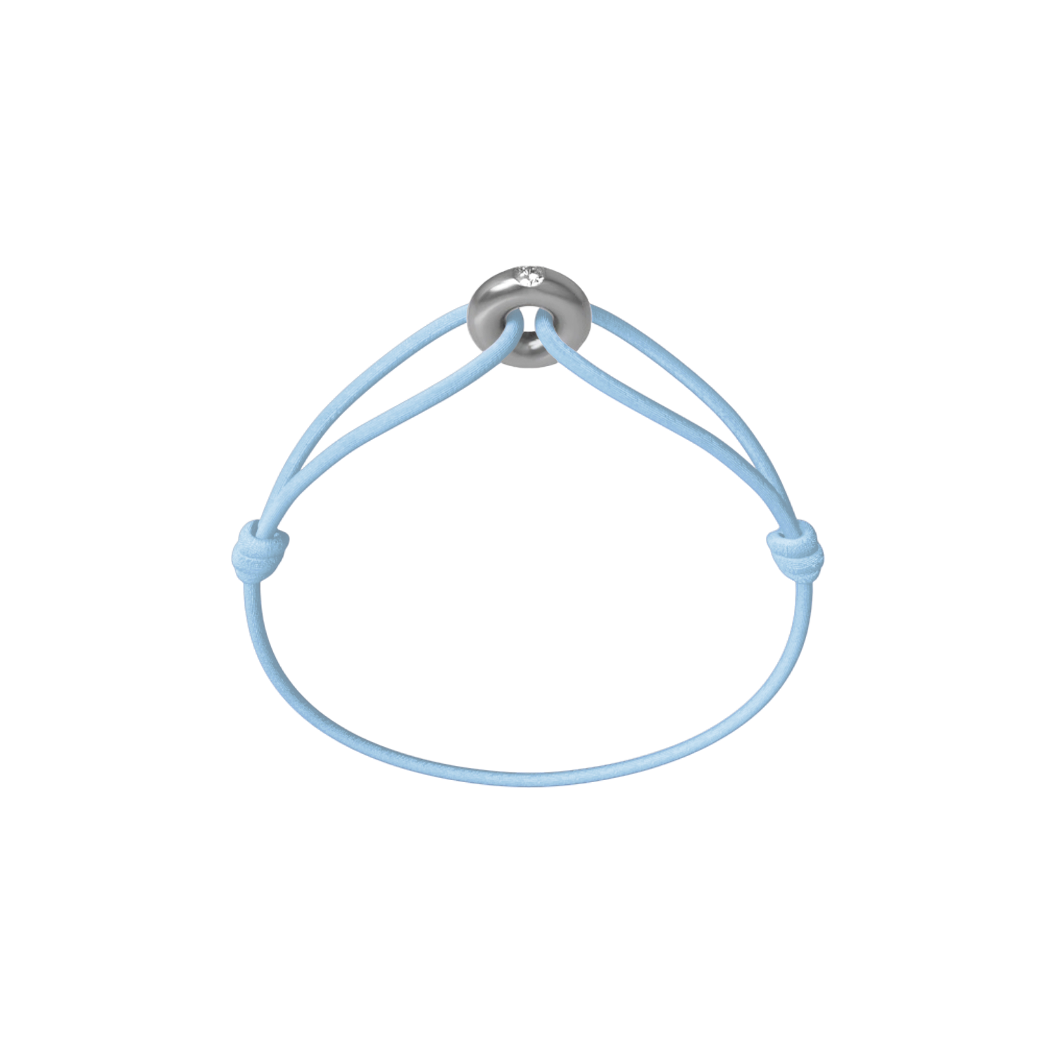 Bracelet Cordon - Mini Silver Soho Diamond